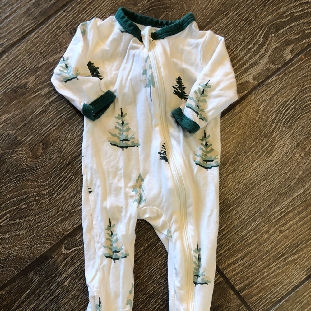Kyte brand tree footie pajama